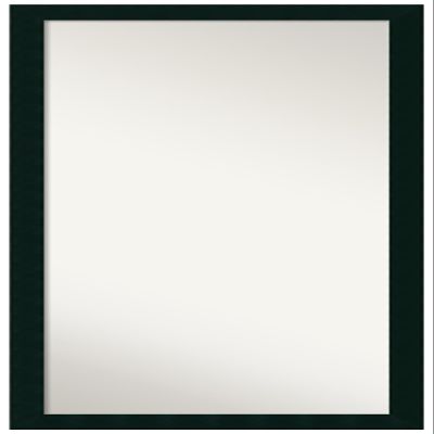 Amanti Art Black Full Length Mirror, 64x28 Tribeca Black Tall Free Standing Body Wall Mirror Full Length for Dressing, Modern Wood Frame, Lean on Floor or Hang, Wall Decor
