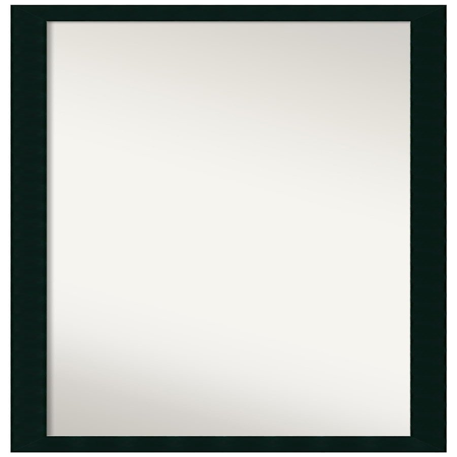 Amanti Art Black Full Length Mirror, 64x28 Tribeca Black Tall Free Standing Body Wall Mirror Full Length for Dressing, Modern Wood Frame, Lean on Floor or Hang, Wall Decor