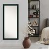 Amanti Art Black Full Length Mirror, 64x28 Tribeca Black Tall Free Standing Body Wall Mirror Full Length for Dressing, Modern Wood Frame, Lean on Floor or Hang, Wall Decor view 4