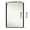 Amanti Art Brown Full Length Mirror for Door, 49x15 Hardwood Wedge Mocha Tall Wall Mirror Full Length, Mounted to Door or Closet Wall with no Visible Brackets, Modern Wood Frame, Bedroom Decor view 4