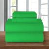 Elegant Comfort Luxury 1500 Premium Hotel Quality Microfiber 4-Piece Sheet Set - Wrinkle Resistant, All Around Elastic Fitted Sheet, Deep Pocket up to 16", Queen, Emerald Green view 1