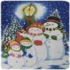 50x60 50"x60" Soft Plush Fleece Blanket Throw (4-Snowman Snowmen Family Christmas) view 1