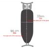 NILZA 38"x13" Ironing Board Cover and Pad, Resist Scorching, Standard Ironing Board Cover Cotton, Iron Board Covers Drawstring Tightening, Ironing Covers with Thick Padding (Size : B) view 4
