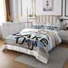 3 Piece Lake Theme Quilt Bedding Set Women Aldult Lightweight Bedding Vintage Wood Farmhouse Bedspread Set Lake Life Bedspread Coverlet Soft Microfiber Home Quilt Set for King Bed All Season view 3