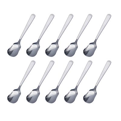 Takagi Takagi 18-0 Lilac Ice Cream Spoons, Bulk Purchase, Commercial Use, Dishwasher Safe, Cutlery, Silver Spoons, Simple, Dessert, Ice Cream