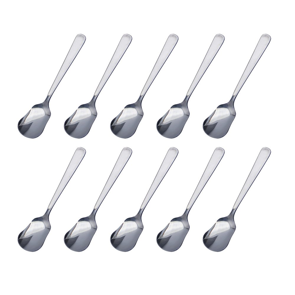 Takagi Takagi 18-0 Lilac Ice Cream Spoons, Bulk Purchase, Commercial Use, Dishwasher Safe, Cutlery, Silver Spoons, Simple, Dessert, Ice Cream