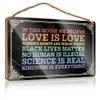 Abipuir Wood Sign Decor in This House We Believe Wooden Sign Beach Decorations for Home Kitchen Sign Decor (Size : 23X35CM) view 1