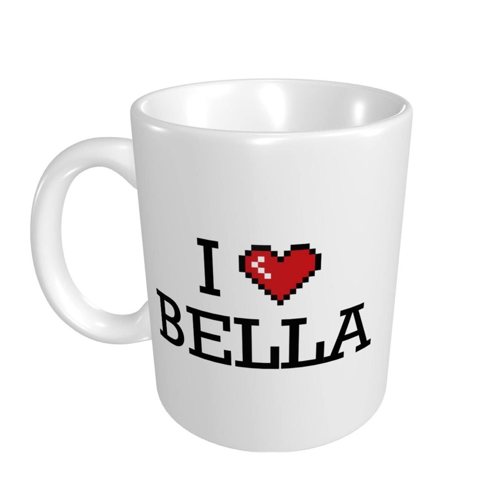 Abipuir Fun Coffee Mug I Love Bella Mug Dad Gifts Novelty Gifts