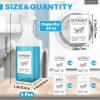 4 Pack Laundry Detergent Dispenser, 53oz Liquid Fabric Softener Dispenser,Plastic Laundry Detergent Containers with 10 PCS Label,White Lid view 2