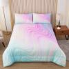 Bodhi Bed in A Bag for Kids Bedding Sets with Sheets,Pink Queen Size Comforter Set for Girls,Girls Bedding Sets 5 PCS (1 Comforter, 1 Flat Sheet, 1 Fitted Sheet, 2 Pillowcases) view 4