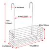 Antrader Hanging Shower Rack,Shower Caddy Hanging,Hung on the Faucet or the Door,the Back Hook Can be Rotated,No Drilling,304 Stainless Steel,Single Layer Shelf view 2