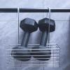 Antrader Hanging Shower Rack,Shower Caddy Hanging,Hung on the Faucet or the Door,the Back Hook Can be Rotated,No Drilling,304 Stainless Steel,Single Layer Shelf view 3