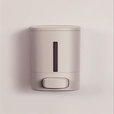 Aspel Bathroom Magnet Dispenser BP550 Light Gray Bottom One Push