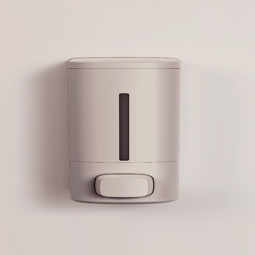 Aspel Bathroom Magnet Dispenser BP550 Light Gray Bottom One Push