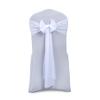 VDS Pack of 150, White, Sheer Chiffon Chair Sashes Bows Chair Cover Back Tie Ribbon for Wedding Birthday Baby Shower Engagement Ceremony Event Party Banquet Restaurant Dining Chair Decoration view 2