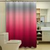 EZON-CH Shower Curtains for Bathroom, Grey Rose Red Stripe Gradient Shower Curtain Set Polyester Waterproof Fabric Bath Curtain with Hooks for Home Hotel Apartment Farmhouse 54x78 inch view 4