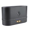 Flame Diffuser Humidifier with Colorful Flame Effect - Essential Oil Aroma Therapy - Silent Fire Air Diffuser - Ideal for Home, Office, Bedroom - Black view 2