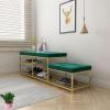 YBLANDRV Entryway Shoe Rack Bench with Soft Upholstery Seat, Modern Shoe Bench for Adult and Child, Hallway Entryway Shoe Organizer, Storage Bench for Bedroom End of Bed (A 160x35x45cm) view 1