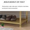 YBLANDRV Entryway Shoe Rack Bench with Soft Upholstery Seat, Modern Shoe Bench for Adult and Child, Hallway Entryway Shoe Organizer, Storage Bench for Bedroom End of Bed (A 160x35x45cm) view 4
