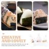 Totority 50pcs Triangle Rice Ball Packaging Cookie Packing Bag Glassine Bags Tear Wrapper Bag Rice Ball Mold Sushi Wrapper Bags Cookie Wrappers Seaweed Onigiri Decoration view 3
