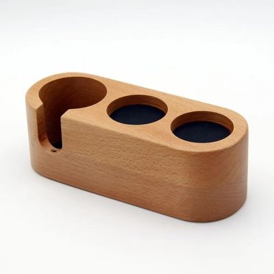 Coffee Filter Tamper Holder Walnut Espresso Tamper Pad Holder Coffee Maker Support Base Holder Coffee Barista Tool Accessories (Color : 51mm-1pcs-01)