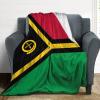 Calculay Flag of Vanuatu Blanket-Soft and Cozy Warm Blanket Decoration for Sofa/Bed/Travel/Camping/Birthday/Suitable for Kids Adults 50"*60"130 * 150cm view 4