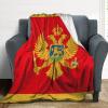 Calculay Montenegro Flag Blanket Super Soft Cozy Throw Blanket for Sofa/Bed/Bedroom/Living Room/Bed Blanket/Travel Blanket 60"*80"150 * 200cm view 4