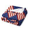 Calculay American Flag Super Soft Cozy Throw Blanket for Sofa/Bed/Travel 50"*60'(130 * 150cm) view 3