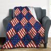Calculay American Flag Super Soft Cozy Throw Blanket for Sofa/Bed/Travel 50"*60'(130 * 150cm) view 4