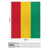Calculay Guinea Flag Blanket Super Soft Cozy Throw Blanket for Sofa/Bed/Bedroom/Living Room/Bed Blanket/Travel Blanket 60"*80"150 * 200cm view 2