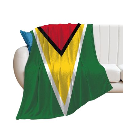 Calculay Guyana Flag Blanket-Soft and Cozy Warm Blanket Decoration for Sofa/Bed/Travel/Camping/Birthday/Suitable for Kids Adults 60"*80"150 * 200cm