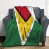 Calculay Guyana Flag Blanket-Soft and Cozy Warm Blanket Decoration for Sofa/Bed/Travel/Camping/Birthday/Suitable for Kids Adults 60"*80"150 * 200cm view 4