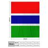 Calculay Gambia Flag Blanket-Soft and Cozy Warm Blanket Decoration for Sofa/Bed/Travel/Camping/Birthday/Suitable for Kids Adults 60"*80"150 * 200cm view 2