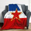 Calculay Yugoslavia Flag Blanket Super Soft Cozy Throw Blanket for Sofa/Bed/Bedroom/Living Room/Bed Blanket/Travel Blanket 50"*60"130 * 150cm view 4