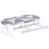 Gavigain Tabletop Ironing Board, Portable Mini Ironing Board,Extra Wide Countertop Ironing Board with Cotton Cover and Reinforced Steel Legs for Sewing, Craft Room, Household, Dorm, Travel(Size F) view 1