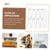 OATIPHO 1set Easel Back Bracket Stands for Picture Frames Supports Brackets Screws Easy to Install Photo Display Holders for Use view 3