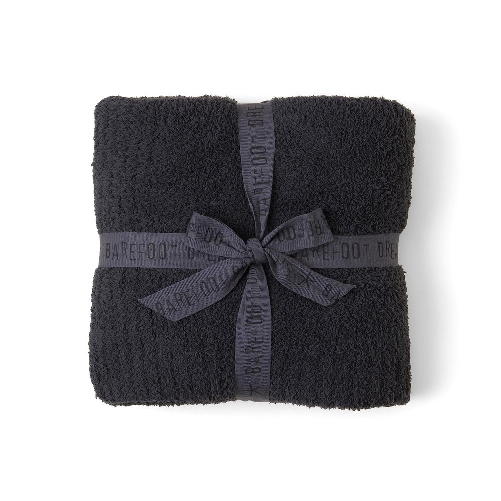 Barefoot Dreams CozyChic Throw, Carbon, 54"x72"