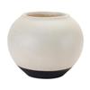 Melrose International Two Tone Ceramic Vase White view 3