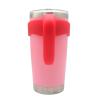 20 oz Tumbler Handle, Anti Slip Travel Mug Grip Cup Holder for Vacuum Insulated Tumblers, Suitable for Yeti Rambler, Trail, Sic, Ozark and More 20 Ounce Tumbler Mugs/Car Cups Accessories (Red) view 2