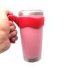20 oz Tumbler Handle, Anti Slip Travel Mug Grip Cup Holder for Vacuum Insulated Tumblers, Suitable for Yeti Rambler, Trail, Sic, Ozark and More 20 Ounce Tumbler Mugs/Car Cups Accessories (Red) view 3