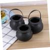 Artibetter 16 Pcs Candy Kettle Sunglasses Booth Witch Candy Jar Cauldron Pots Halloween Buckets Halloween Goodie Bags Fillers Bucket Black Basket Pot for Caldron Pot Caldren view 2