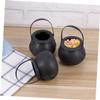 Artibetter 16 Pcs Candy Kettle Sunglasses Booth Witch Candy Jar Cauldron Pots Halloween Buckets Halloween Goodie Bags Fillers Bucket Black Basket Pot for Caldron Pot Caldren view 4