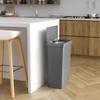 iTouchless Prime 13.2 Gallon Sensor Kitchen Trash Can with Lid, Durable Dent-Proof, Slim and Space-Saving, Automatic Trashcan Wastebasket for Home, Office, Business, Garage, Living Room, Gray Plastic view 3