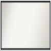 Amanti Art Black Bathroom Mirror for Over Sink, 25x47 Custom Made Lucie Black Rectangle Vanity Mirror, Oversize Modern Wood Frame, Hangs Horizonally and Vertically, Wall Decor view 1