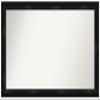 Amanti Art Black Bathroom Mirror for Over Sink, 26x46 Custom Made Grand Black Narrow Rectangle Vanity Mirror, Oversize Casual Wood Frame, Hangs Horizonally and Vertically, Wall Decor view 1