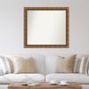 Amanti Art Bronze Bathroom Mirror for Over Sink, 37x41 Custom Made Manhattan Bronze Rectangle Vanity Mirror, X-Large Traditional Wood Frame, Hangs Horizonally and Vertically, Wall Decor view 4