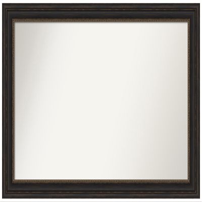 Amanti Art Bronze Bathroom Mirror for Over Sink, 30x47 Custom Made Accent Bronze Rectangle Vanity Mirror, Oversize Traditional Wood Frame, Hangs Horizonally and Vertically, Wall Decor