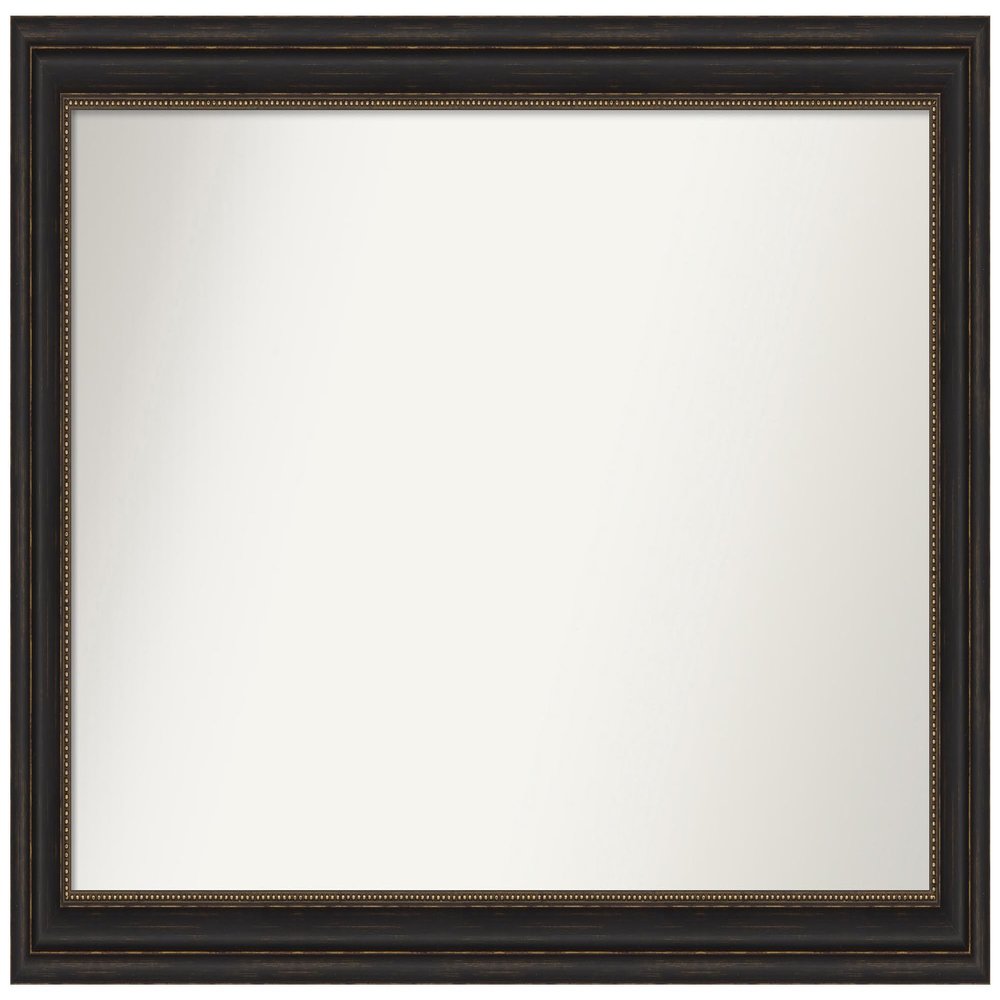 Amanti Art Bronze Bathroom Mirror for Over Sink, 30x47 Custom Made Accent Bronze Rectangle Vanity Mirror, Oversize Traditional Wood Frame, Hangs Horizonally and Vertically, Wall Decor
