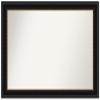 Amanti Art Black Bathroom Mirror for Over Sink, 24x34 Custom Made Manhattan Black Rectangle Vanity Mirror, Large Traditional Wood Frame, Hangs Horizonally and Vertically, Wall Decor view 1
