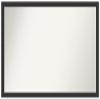 Amanti Art Black Bathroom Mirror for Over Sink, 24x42 Custom Made Mezzanotte Black Rectangle Vanity Mirror, Large Modern Wood Frame, Hangs Horizonally and Vertically, Wall Decor view 1